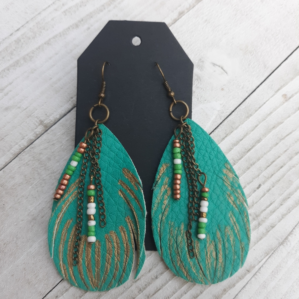 Bohemian Beaded Tassle Earrings